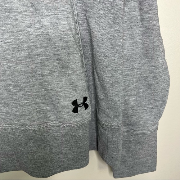 Under Armour University of North Dakota Semi Fitted Gray V Neck Hoodie - size XL - Picture 4 of 6